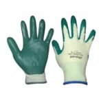 Guante Best Nitri-Flex tejido de nylon con recubrimiento nitrilo en palma verde T-G9