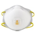 Respirador 3M N95 con válvula polvos neblinas desechable