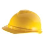 Casco tipo cachucha MSA V-GARD amarillo suspensión matraca