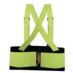 Faja Vallen Hi-Vis elástica con bandas y tirantes negro/amarillo neón T-S