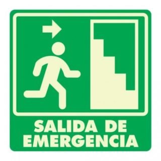Salida de emergencia derecha