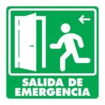 Salida de emergencia izquierda puerta
