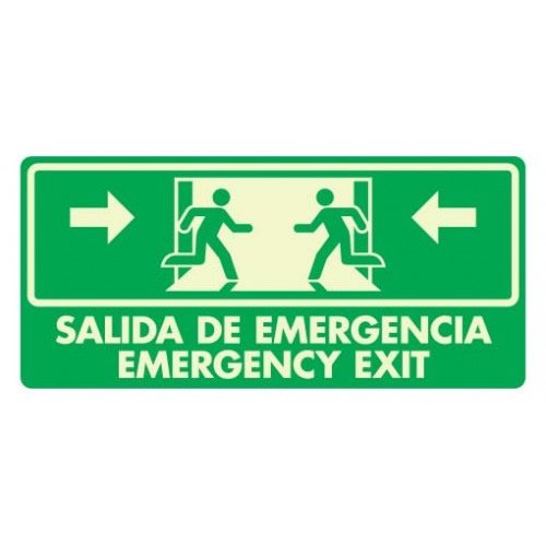 Salida de emergencia bilingüe - Imagen 2