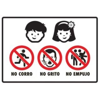 No grito, no corro, no empujo