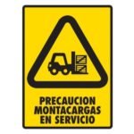 Montacargas en servicio